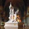 Medieval castle plaster touch aromatherapy lamp bedroom bedside atmosphere diffuser night light ornaments