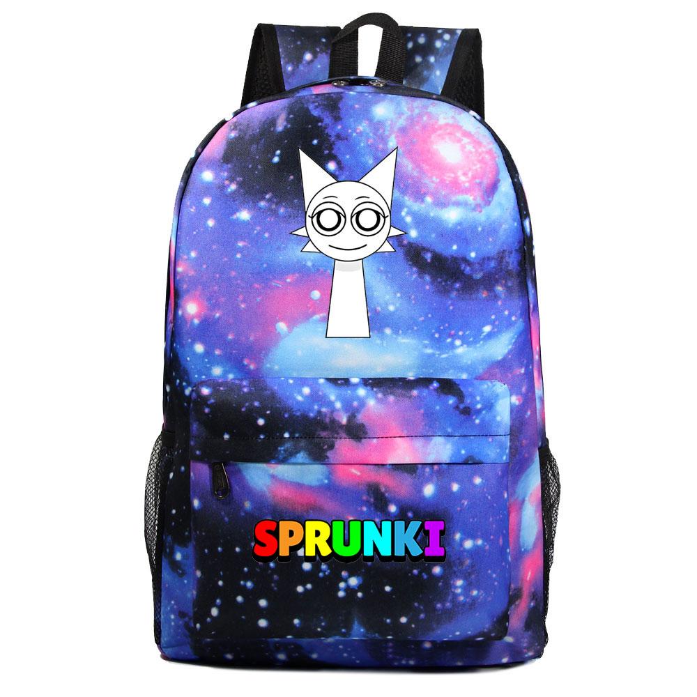 Mayoulove Sprunki Backpack Lightweight Design with Multiple Pockets for School and Outdoor Activities-Mayoulove