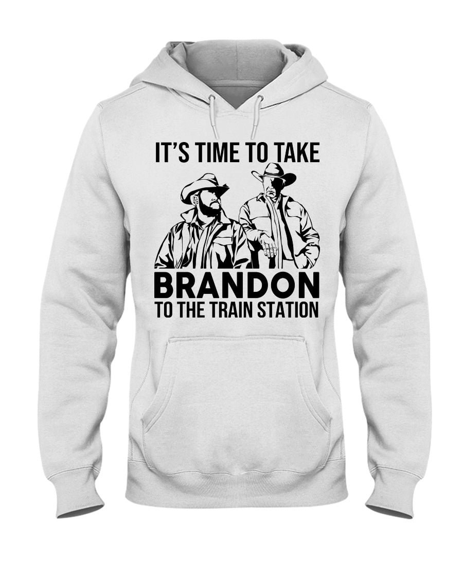 IT'S TIME TO TAKE BRANDON TO THE TRAIN STATION