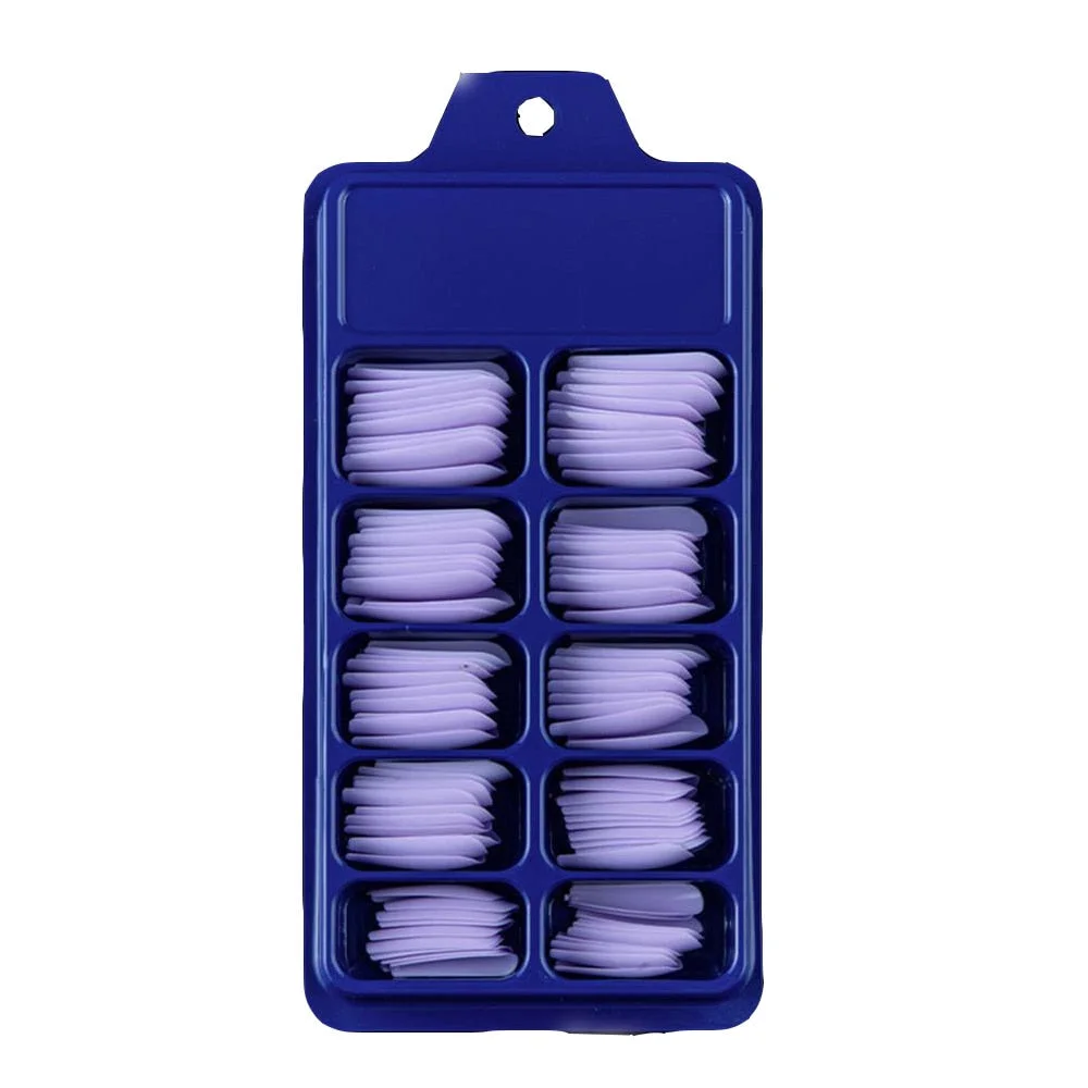 24/100 Pcs Solid Color False Nails Long Ballerina Simple Fake Nails Extension Nails Art UV Gel Acrylic Manicure Full Nail Tips