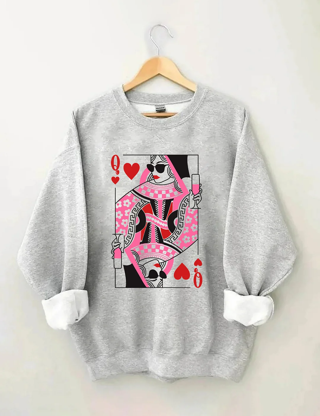 Queen Of Hearts Sweatshirt