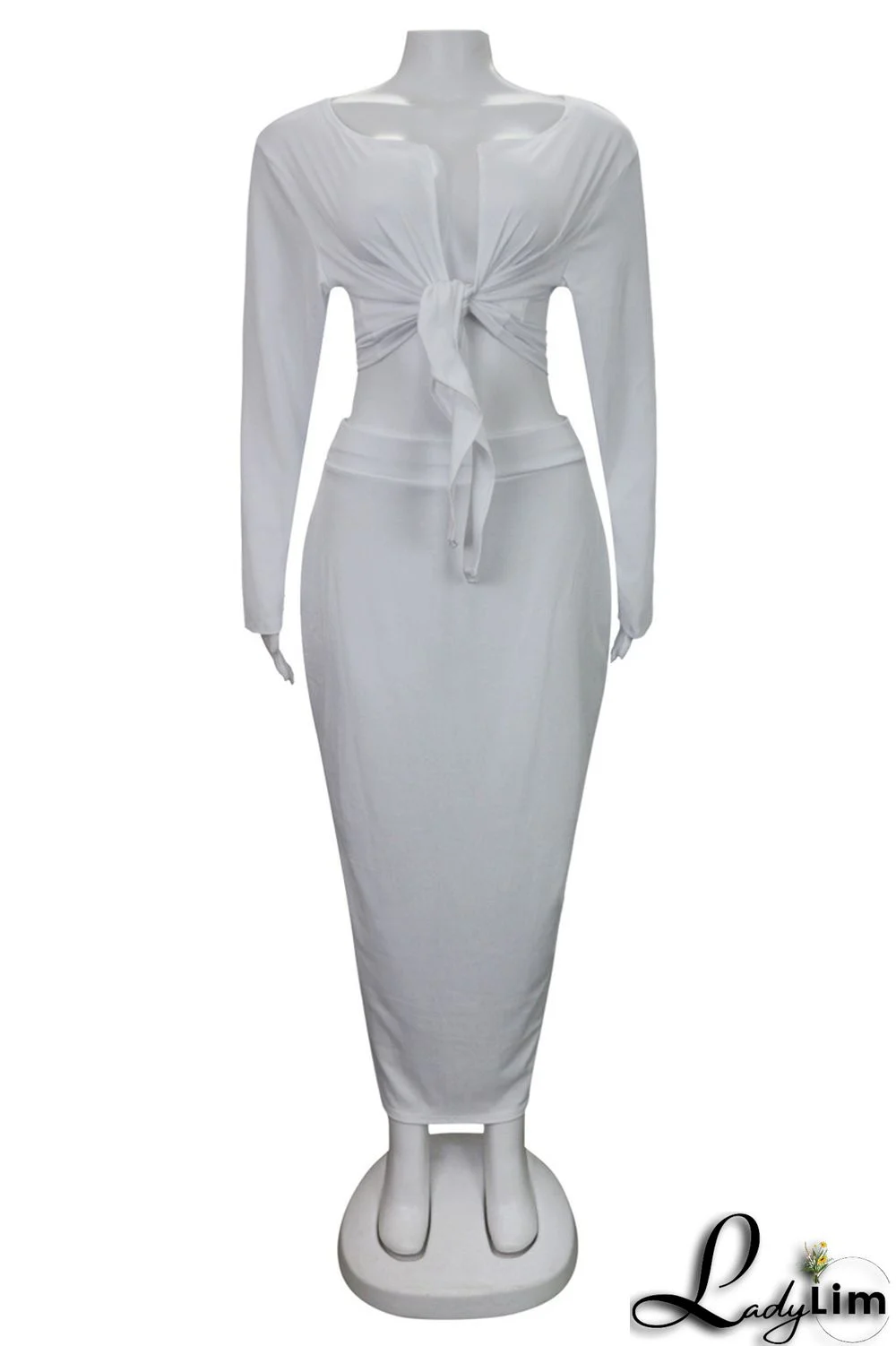 Pink Sexy Casual Solid Bandage V Neck Plus Size Two Pieces