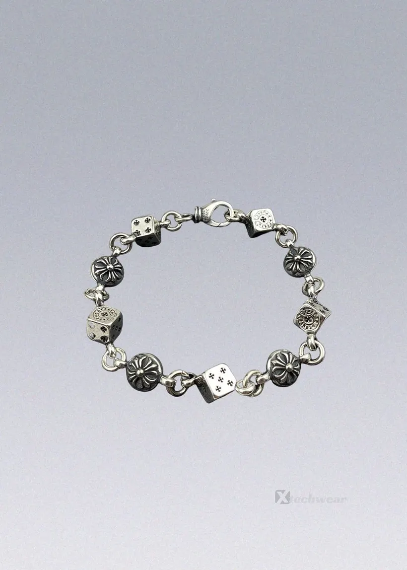 Chrome Hearts Dice Bracelet - X