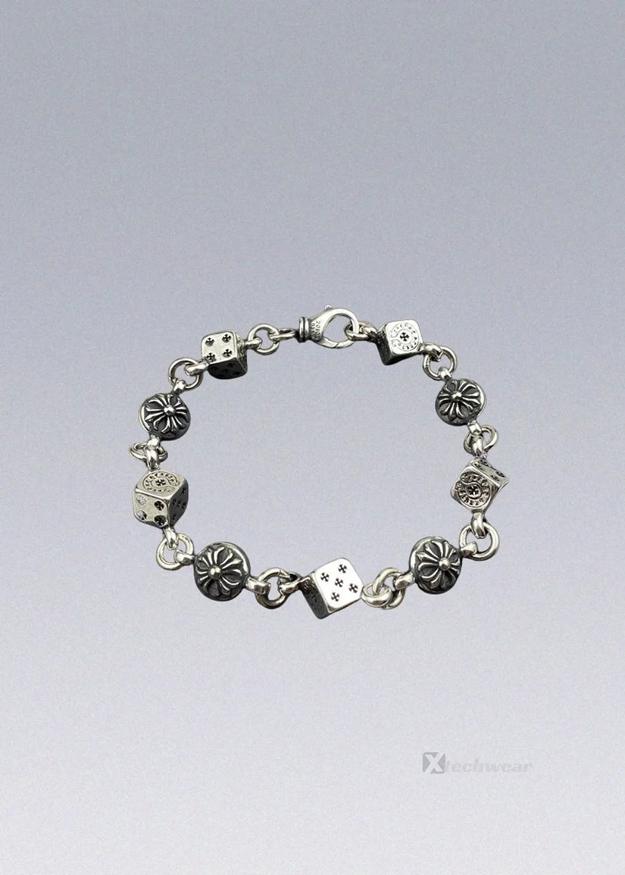 Chrome Hearts Dice Bracelet - X
