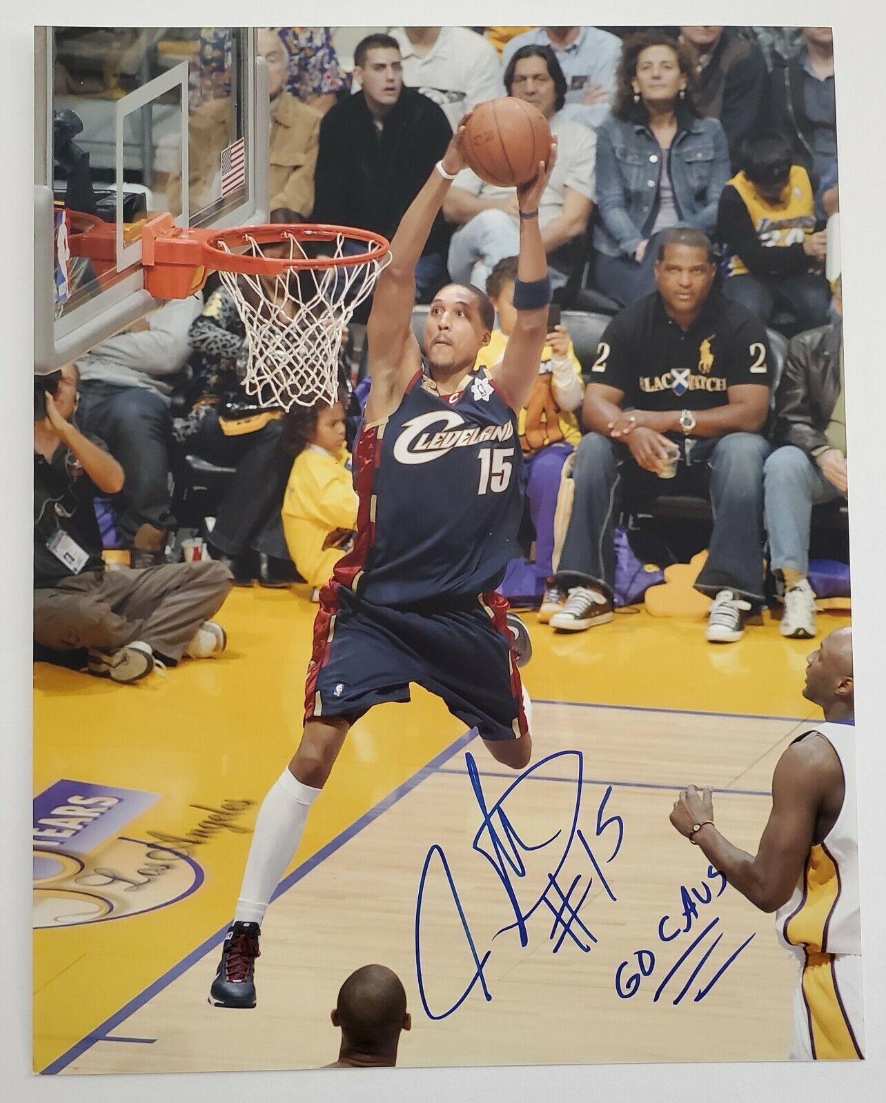 Jamario Moon Signed 11x14 Photo Poster painting NBA Cleveland Cavaliers All Rookie 2nd Team RAD