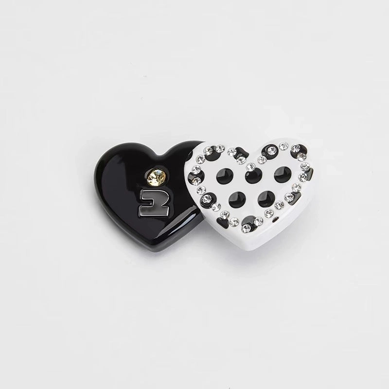 Vintage Style Classic Style Women’s Heart Shape Arylic Hair Clip