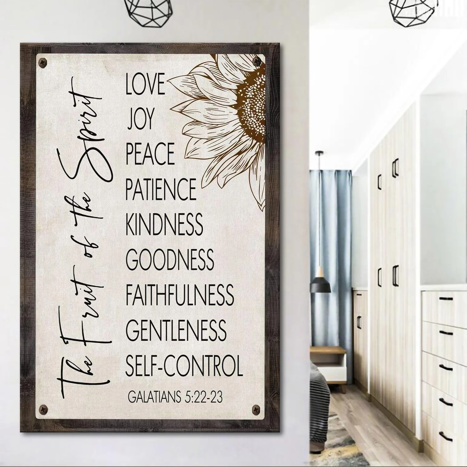 Fruit of the spirit Galatians 5:22-23 Canvas Wall Art