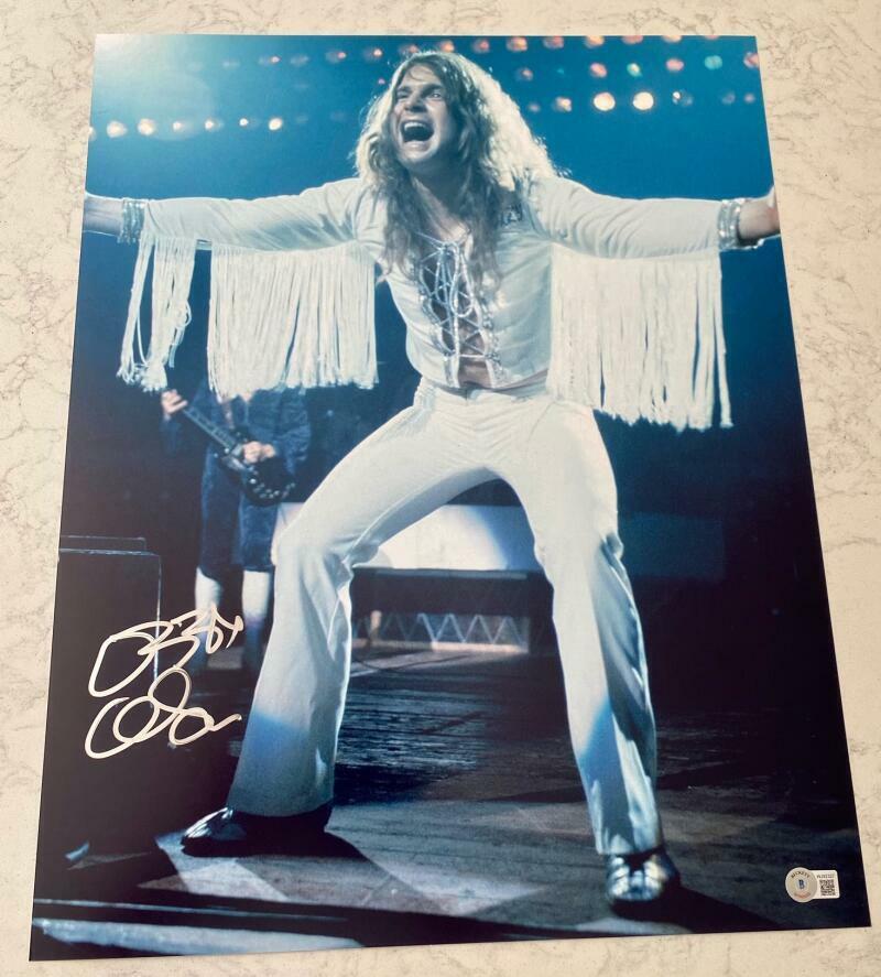 OZZY OSBOURNE SIGNED AUTOGRAPH 16X20 Photo Poster painting PRINCE OF DARKNESS ROCK LEGEND RARE B