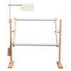 (US Only)Adjustable Height Wooden Embroidery Stand Cross Stitch Embroidery Frame (S)