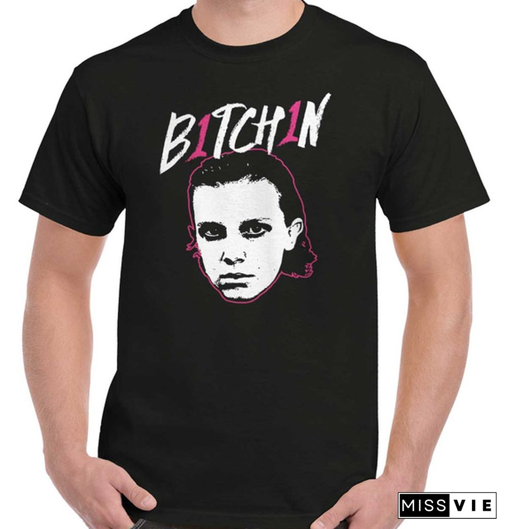 Bitchin Eleven Stranger Cool Things Gift Demigorgon Funny Gym T-Shirt Tee