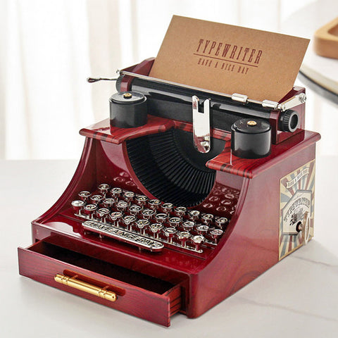 Typewriter music box