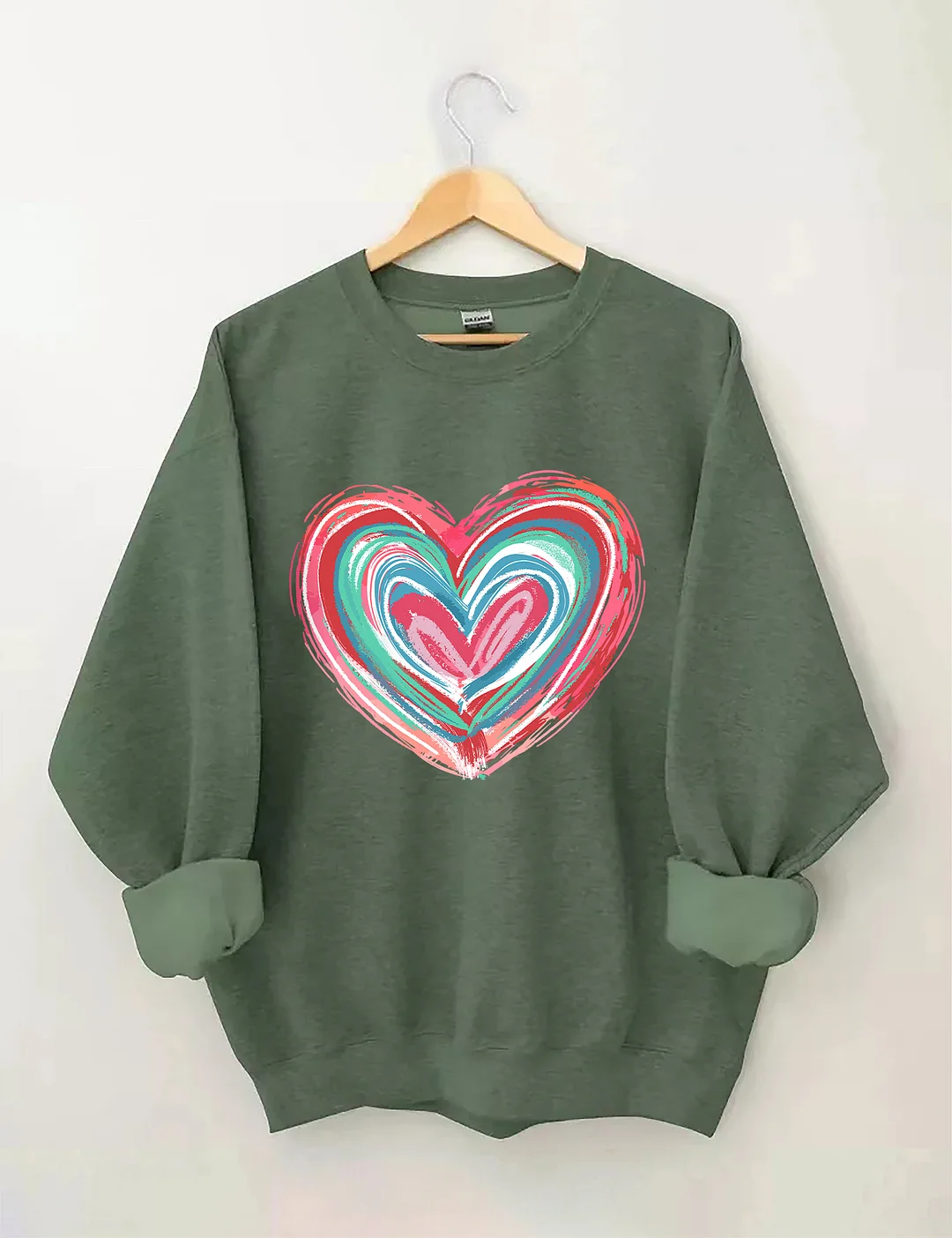 Valentines Day Heart Sweatshirt