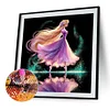 Danse princesse-plein rond diamant peinture-40 * 40cm
