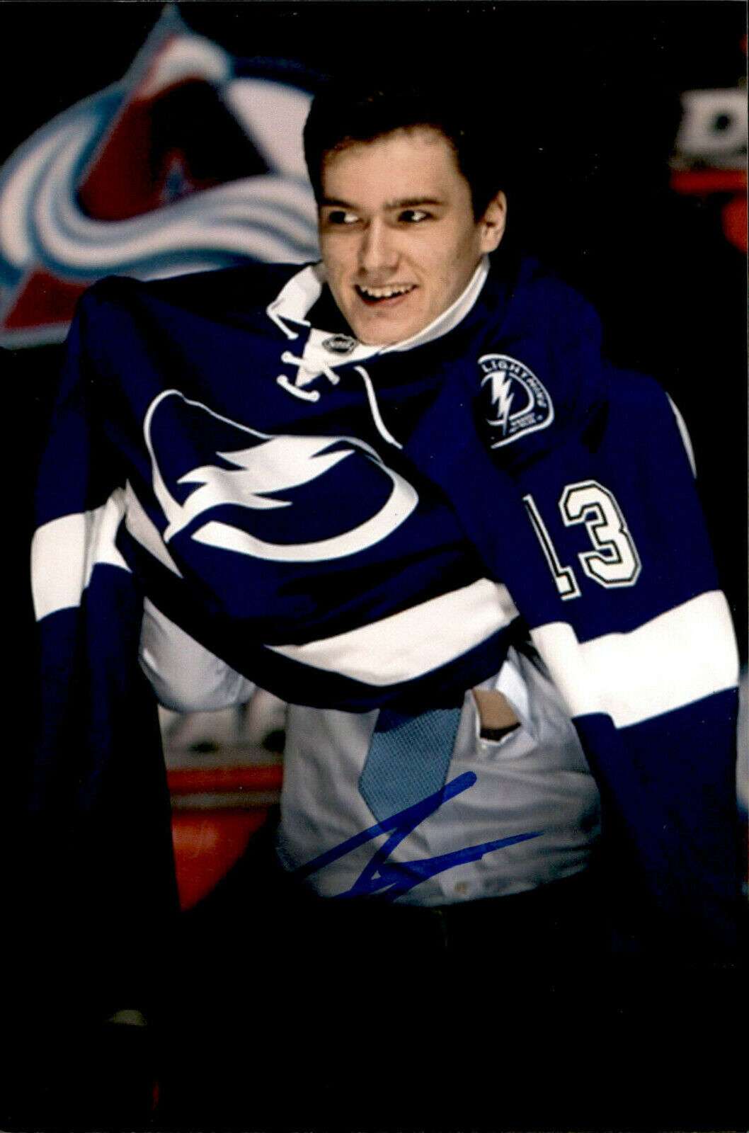 Jonathan Drouin SIGNED autographed 4x6 Photo Poster painting TAMPA BAY LIGHTNING