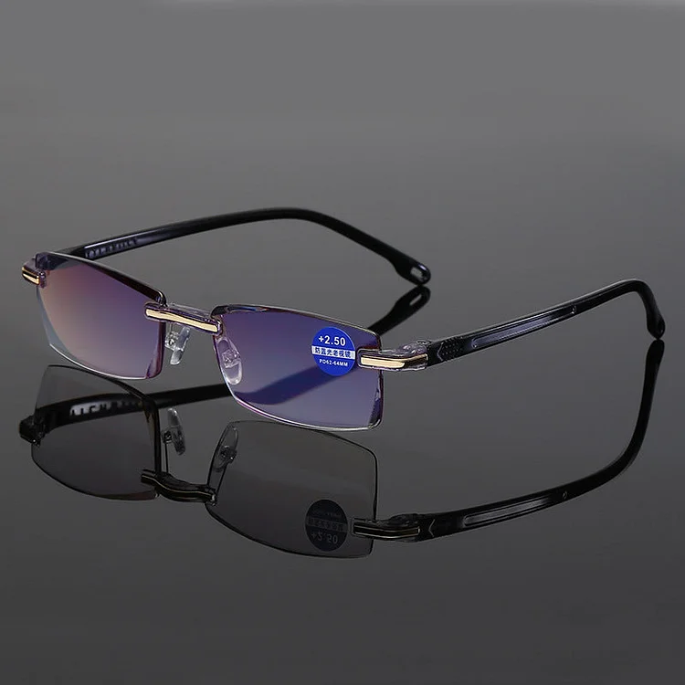  ColorLight® Blue gems high hardness Anti-wear anti blue light intelligent dual focus reading glasses