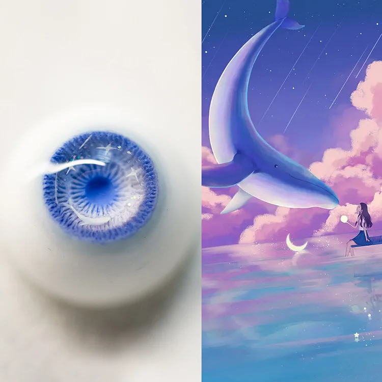 No.O7-Dolphin dream-jiaoba98 bjd eyes