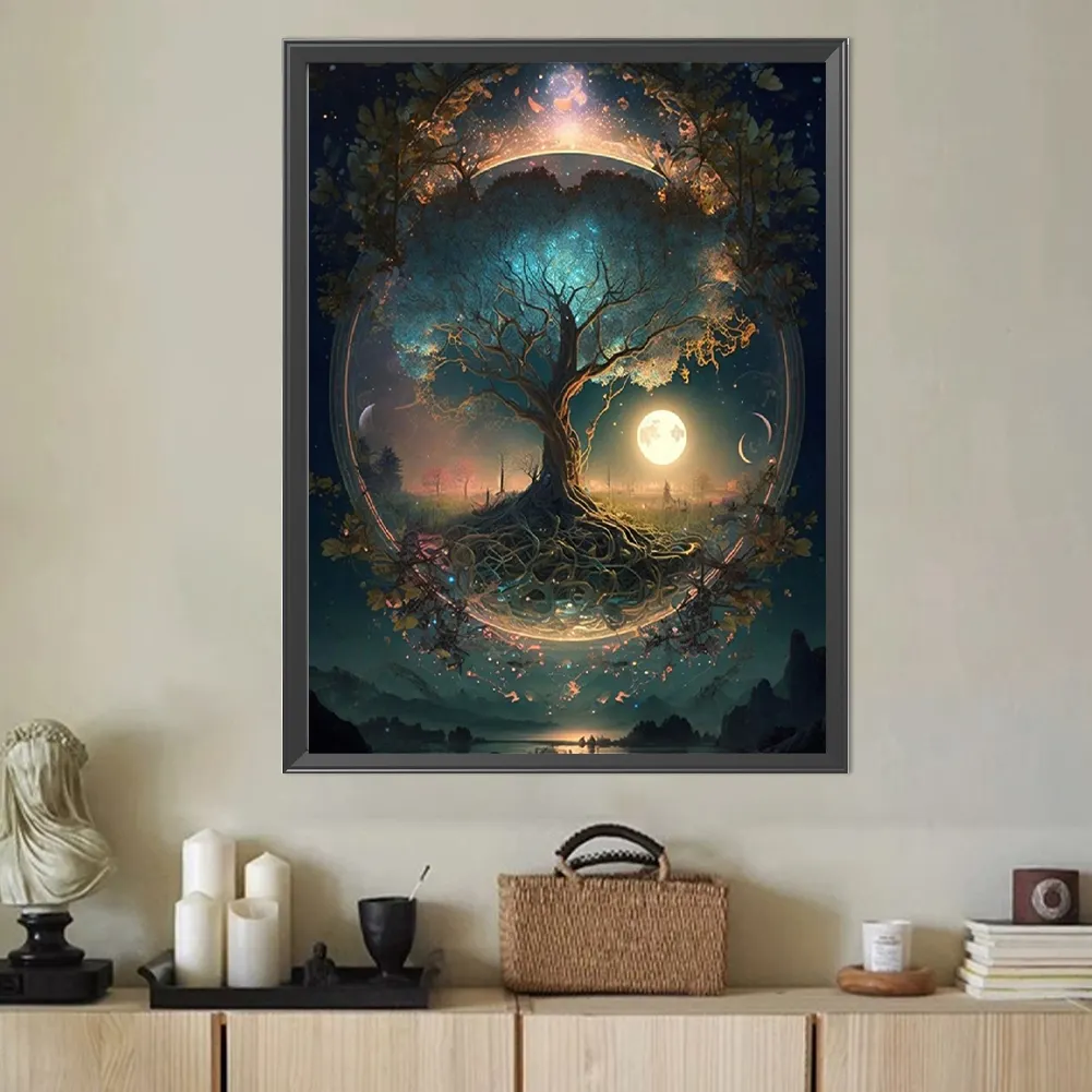 Diamond Painting - Full Round Drill - Tree(Canvas|40*50cm)