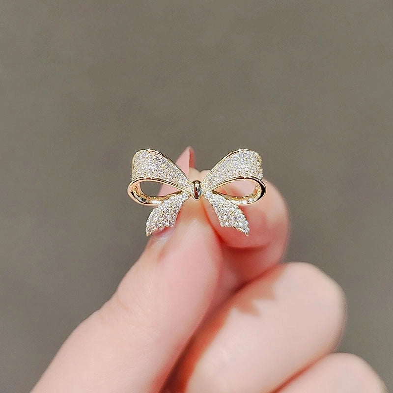 Small Brooch Bow Anti-slip Brooch High-grade Chest Sewn-free Shirt Anti-slip Buckle Pin