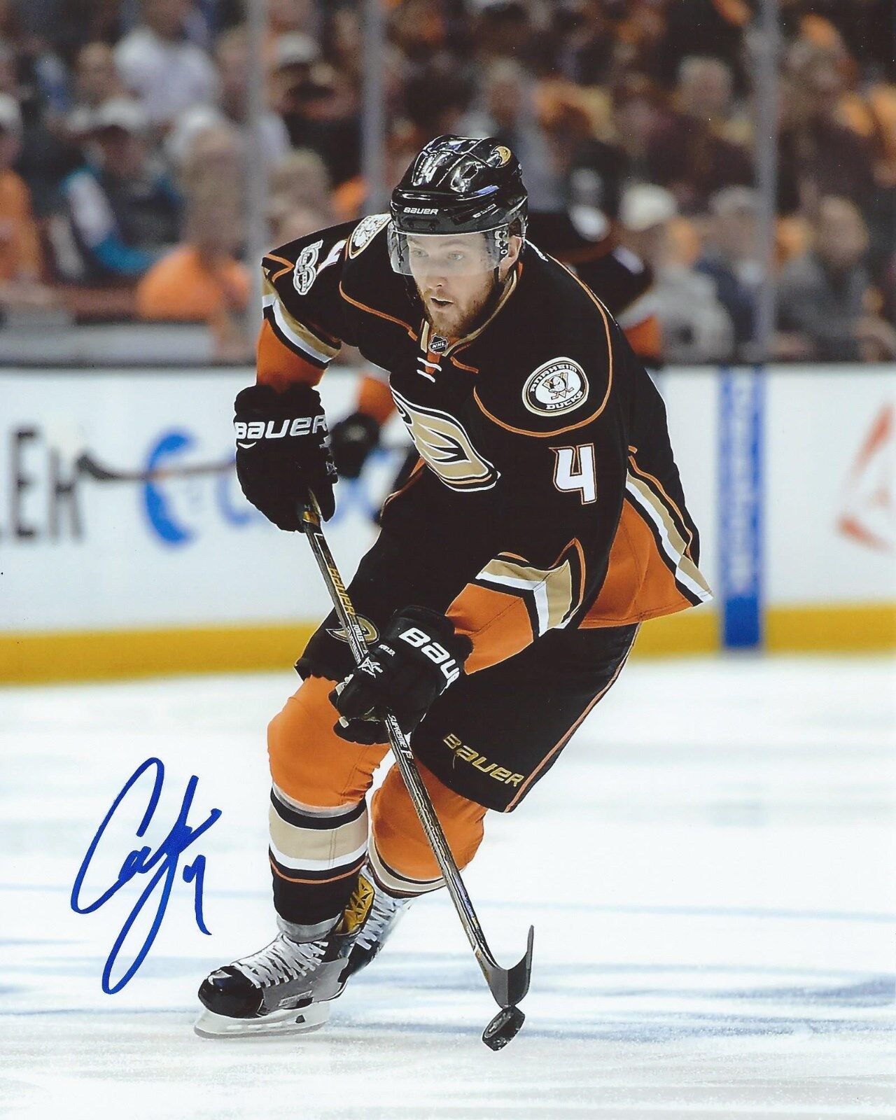 Cam Fowler Signed 8x10 Photo Poster painting Anaheim Ducks Autographed COA D