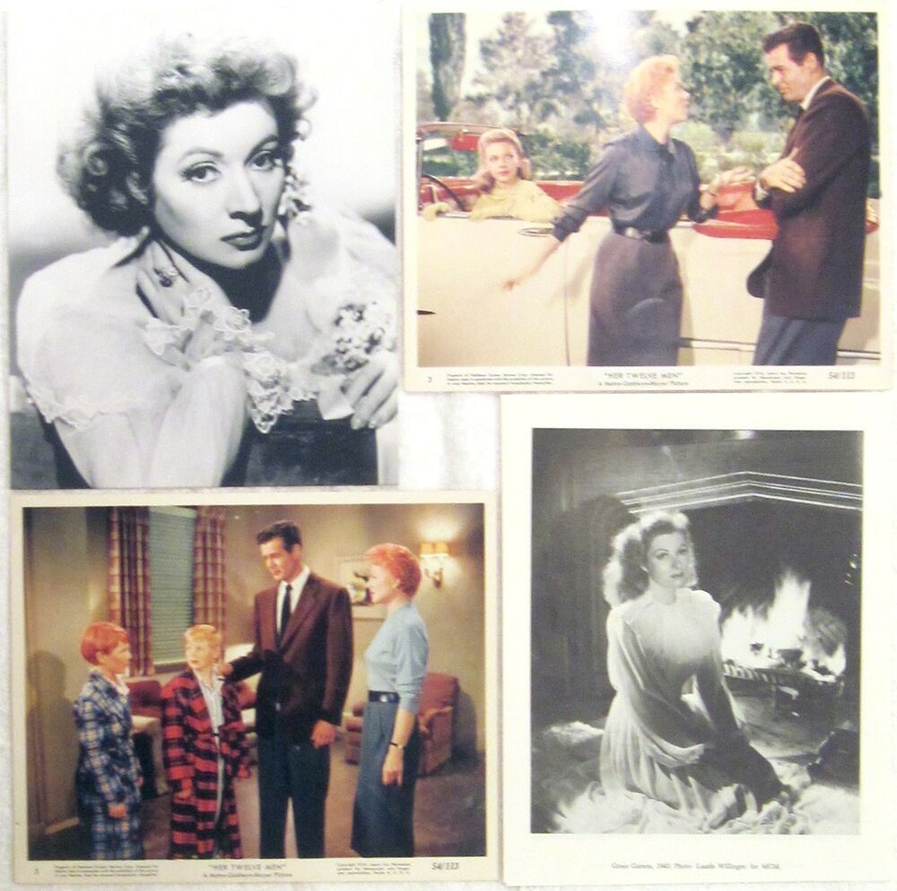 GREER GARSON 8x10 Photo Poster painting & MEMORABILIA LOT collection w/ 2 ORIGINAL STUDIO STILLS