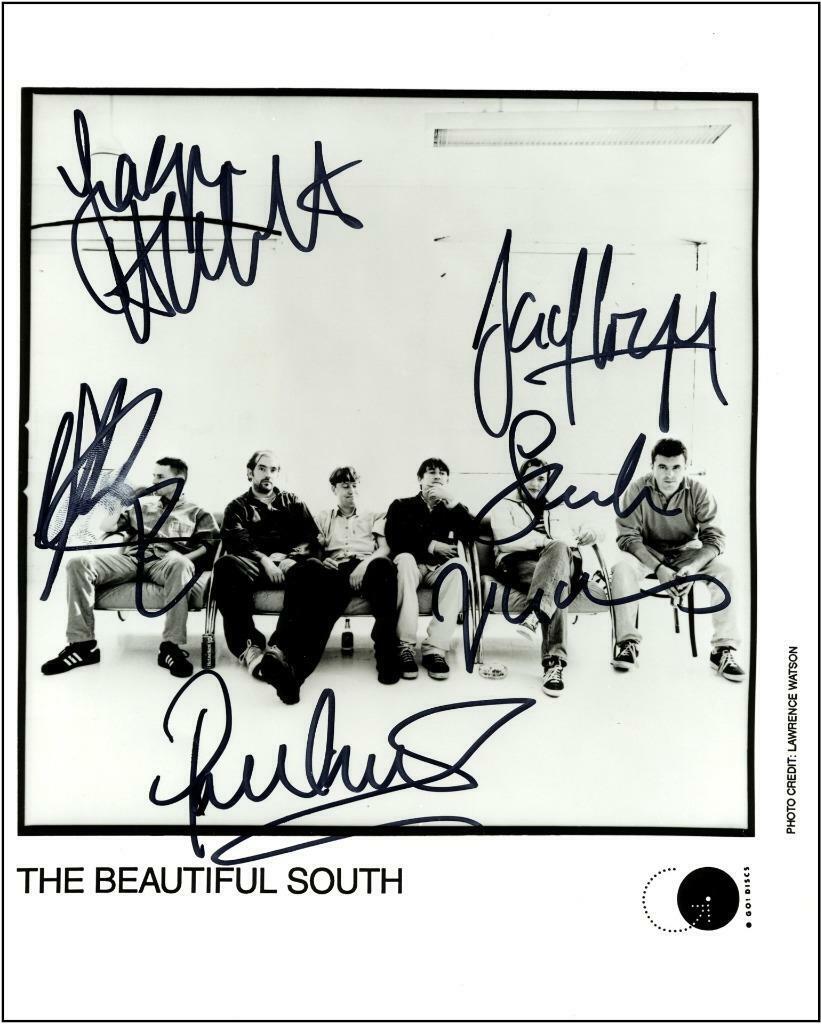 The Beautiful South SIGNED AUTOGRAPHED 10 X 8