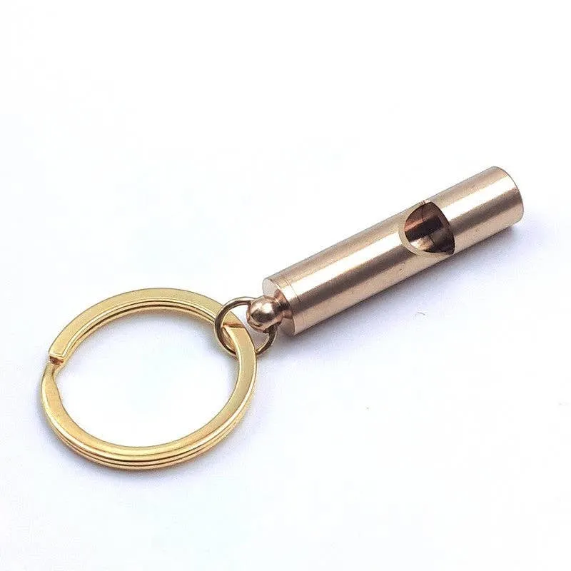 Brass Outdoor Survival Whistle
