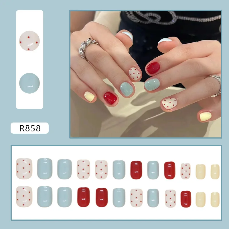 Cnneeds Pink Gradient Coffin Nails – Glossy Press On Nails for Women  
