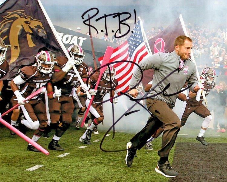 REPRINT - PJ FLECK Row the Boat Minnesota Golden Gophers Signed 8 x 10 Photo Poster painting RP