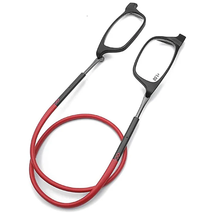 Magnetic Hanging Neck Glasses Portable Foldable Tr90 Reading Glasses For Men Women