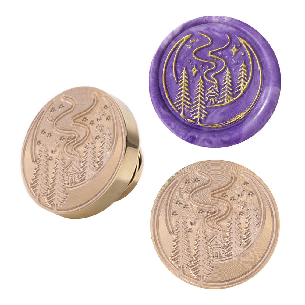 

30mm Moon Sealing Wax Stamp Head - Wax Seal Stamp, 501 Original