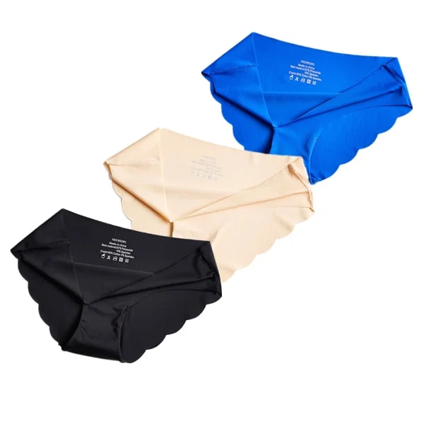 3Pcs/lot Seamless Panty Set Underwear Low-Rise Briefs Female Comfort Intimates Fashion Female Lingerie Drop Shipping