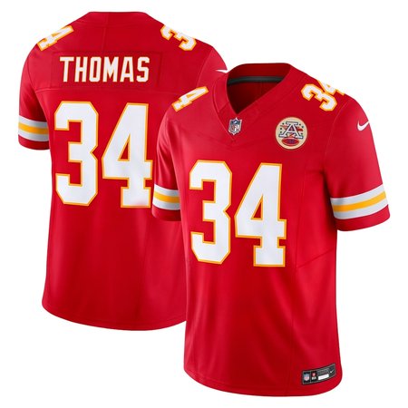 Youth Kansas City Chiefs #34 R Mason Thomas Red 2026 NFL Draft Vapor F.U.S.E. Limited Jersey