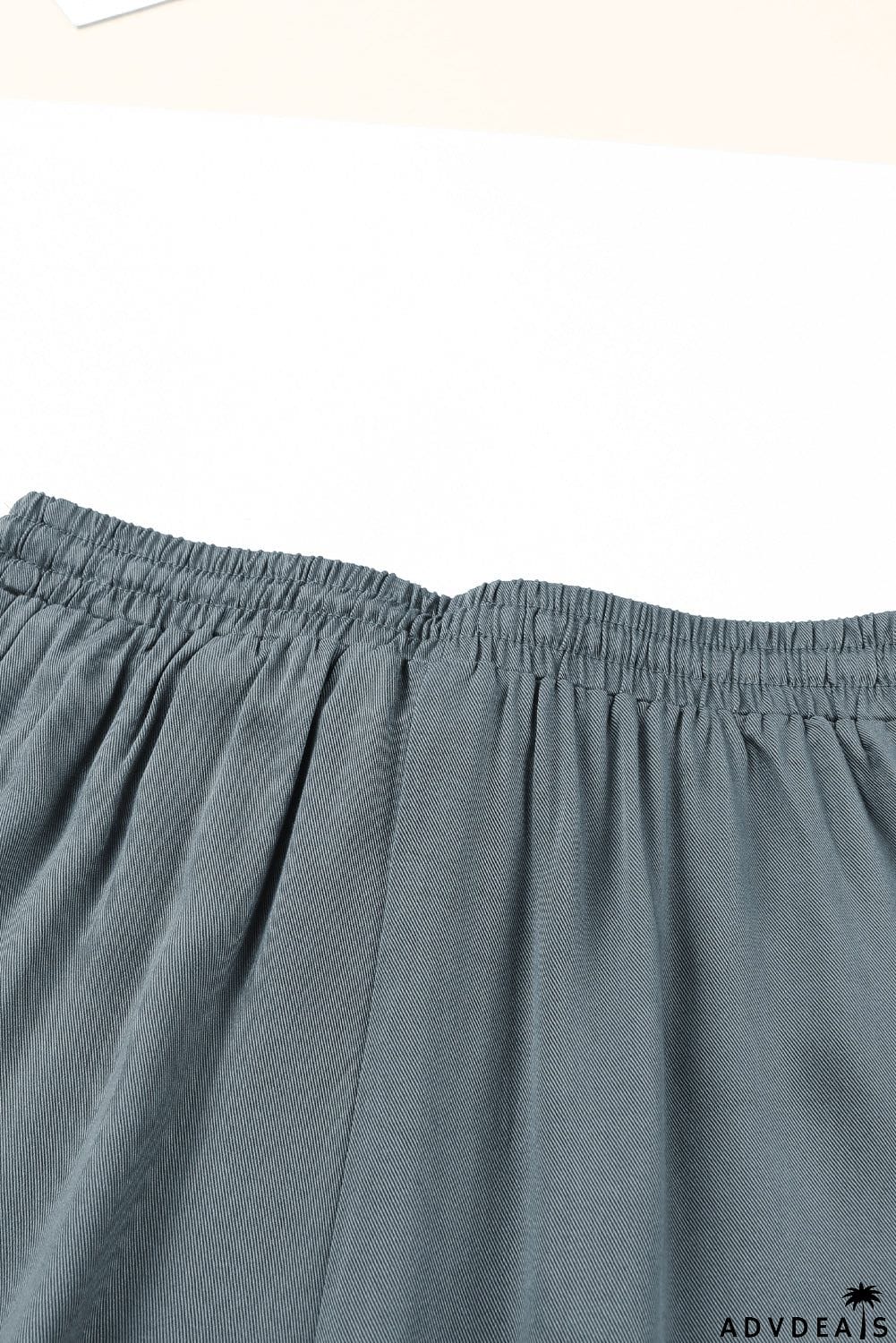 Drawstring Waist Joggers with Pockets