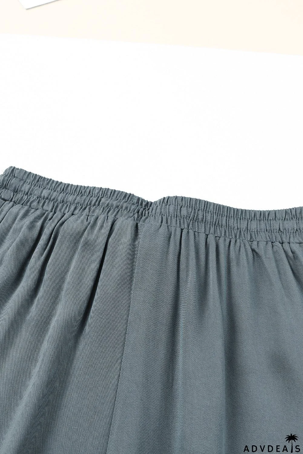 Drawstring Waist Joggers with Pockets