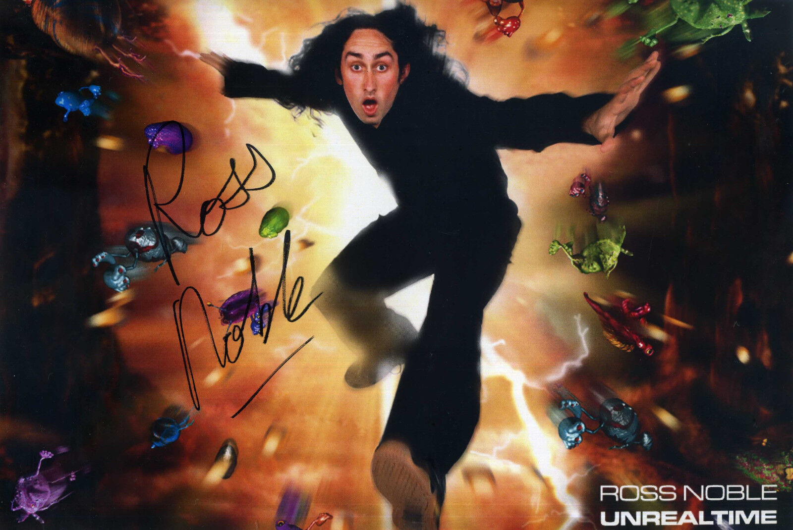 ROSS NOBLE Signed Photo Poster paintinggraph - TV Star / Comedian - preprint