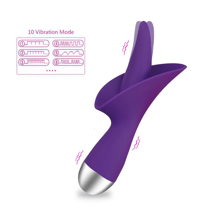 G-spot vibrator magic tongue female masturbation massager