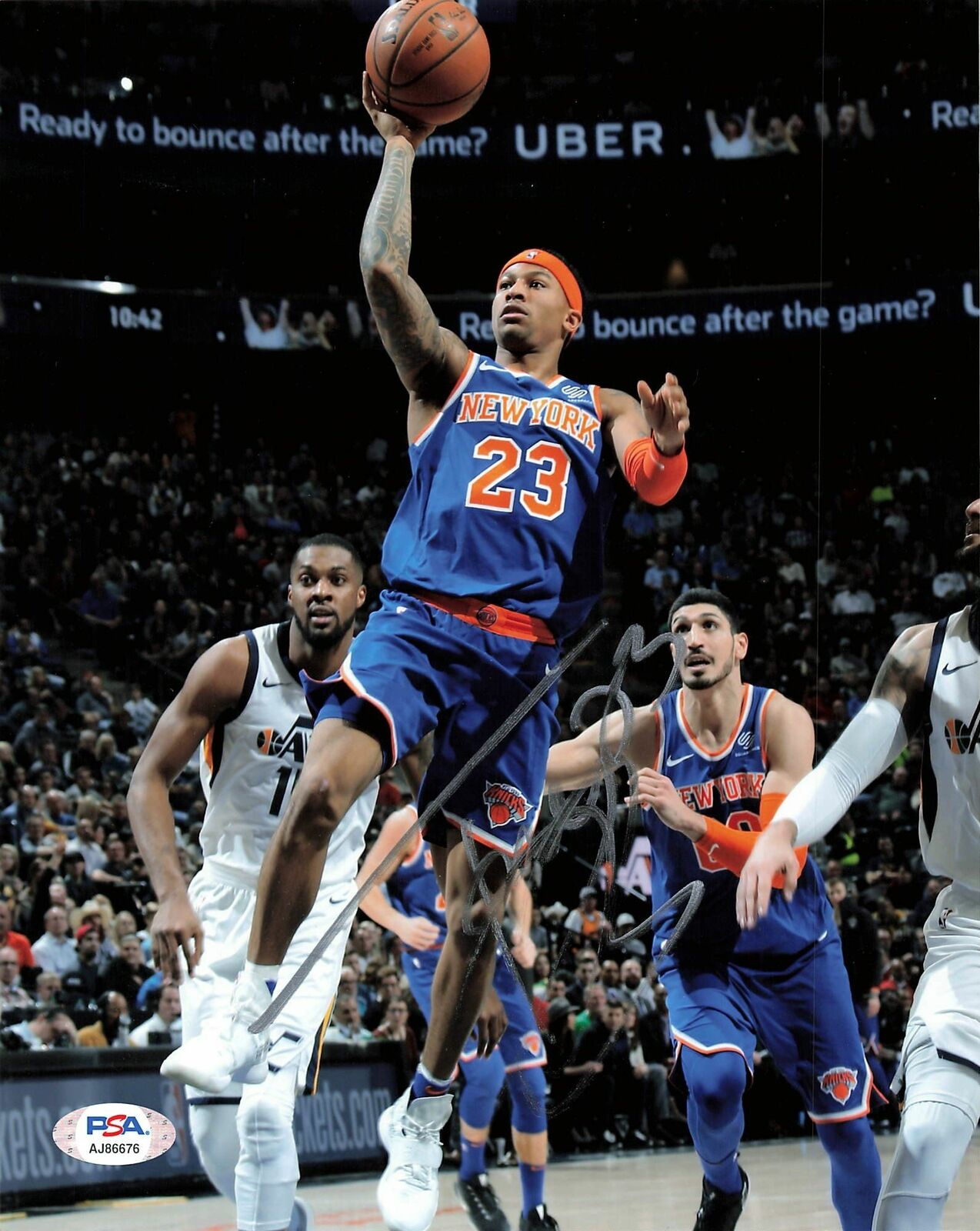 TREY BURKE signed 8x10 Photo Poster painting PSA/DNA New York Knicks Autographed