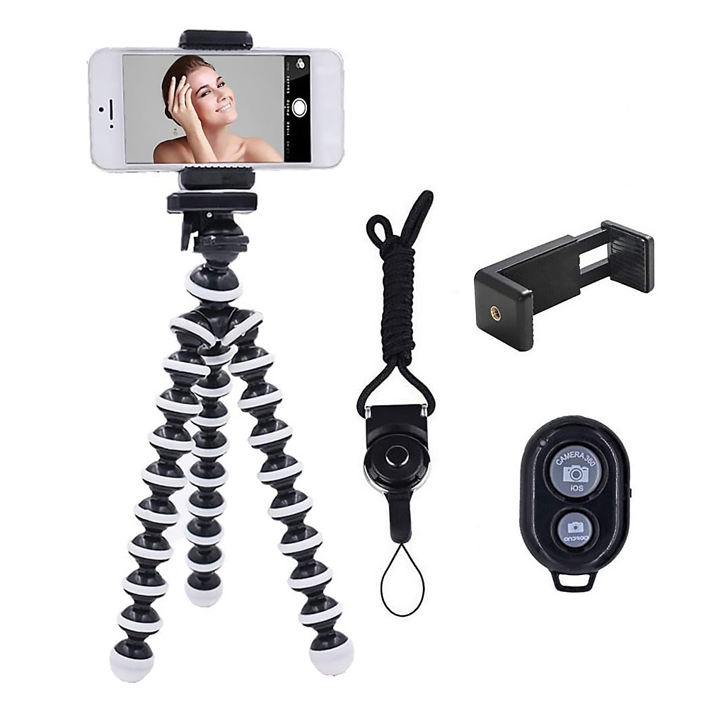 

Portable Smart Phone Camera Tripod Stand with Bluetooth Remote Control, 501 Original