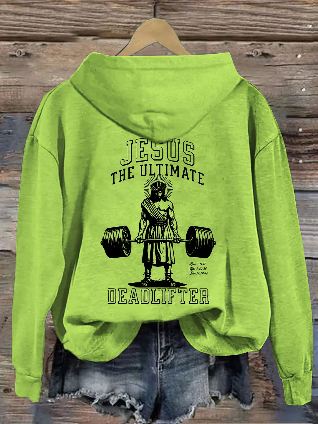 Vintage Jesus Ultimate Deadlifter Hoodie