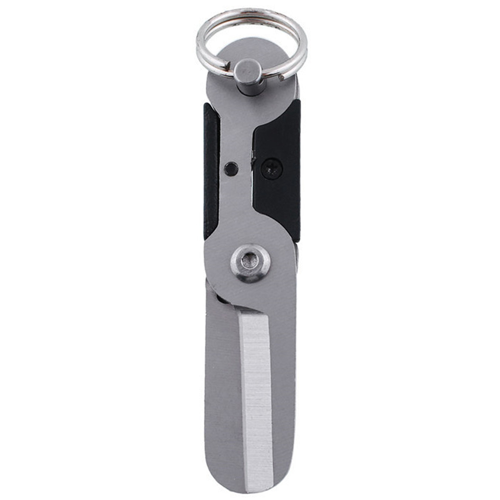 

Steel Mini EDC Scissor with Spring Bolt Key Chain Ring Travel Survival Tool, 501 Original