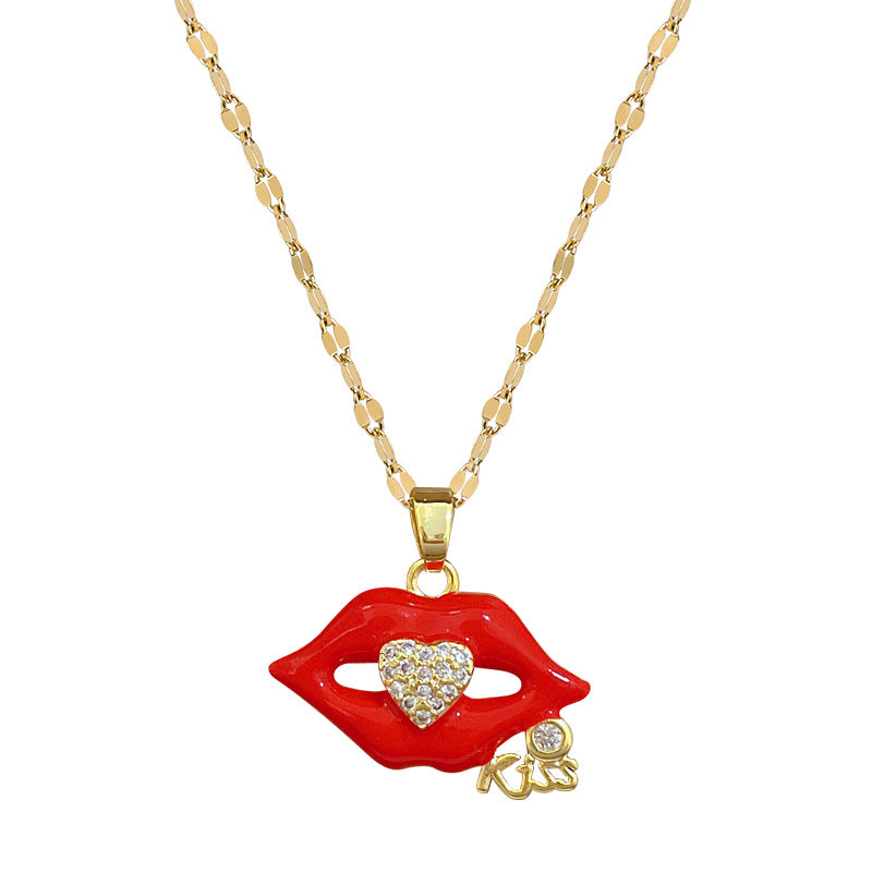 Moon Geometric Stainless Steel Stainless Steel Necklaces