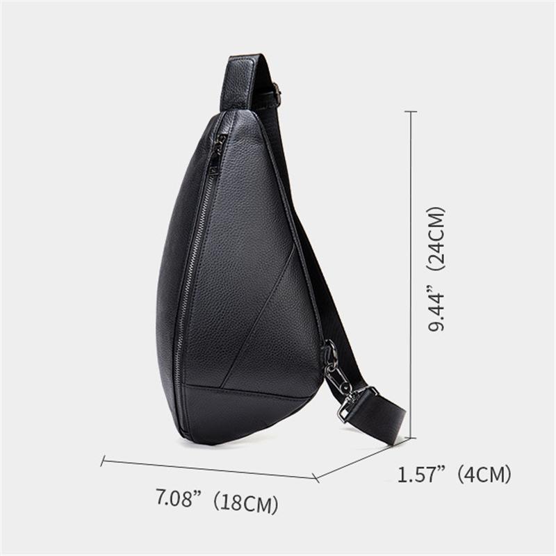 Main Pocket Interior Slip Pocket Adjustable Strap Soft Material Large Capacity Chest Bag