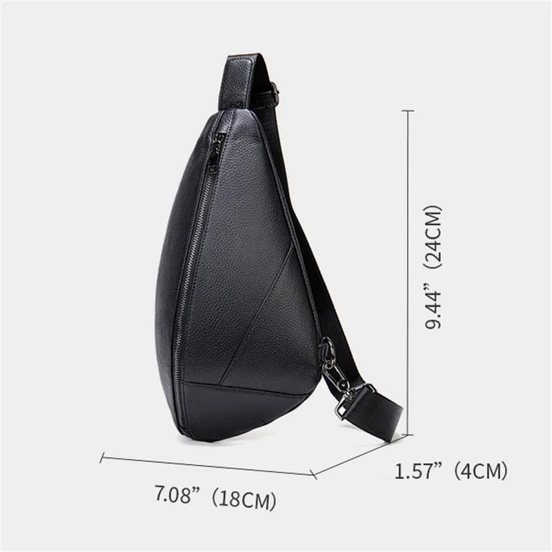 Main Pocket Interior Slip Pocket Adjustable Strap Soft Material Large Capacity Chest Bag