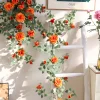 Simulated Rose Vine Gardenia Vine Decoration
