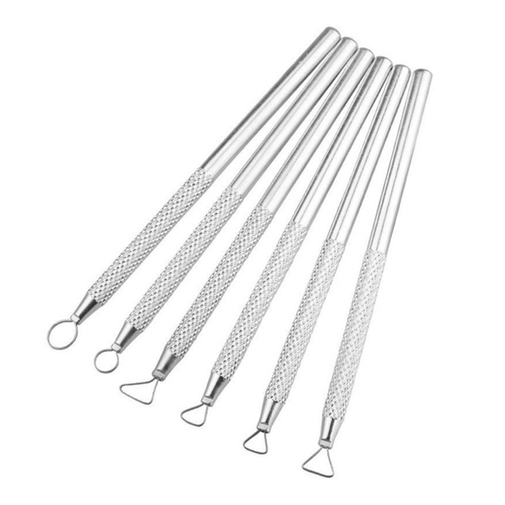 

6pcs DIY Aluminum Scraper Pottery Ceramics Craft Clay Sculpting Tools Set, 501 Original