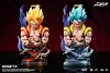 1/5 Scale Super Saiyan Gogeta Bust Statue - Dragon Ball Resin Statue - FXW Studio