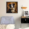 Diamond Painting-DIY Full Round Drill Cowboy Dog