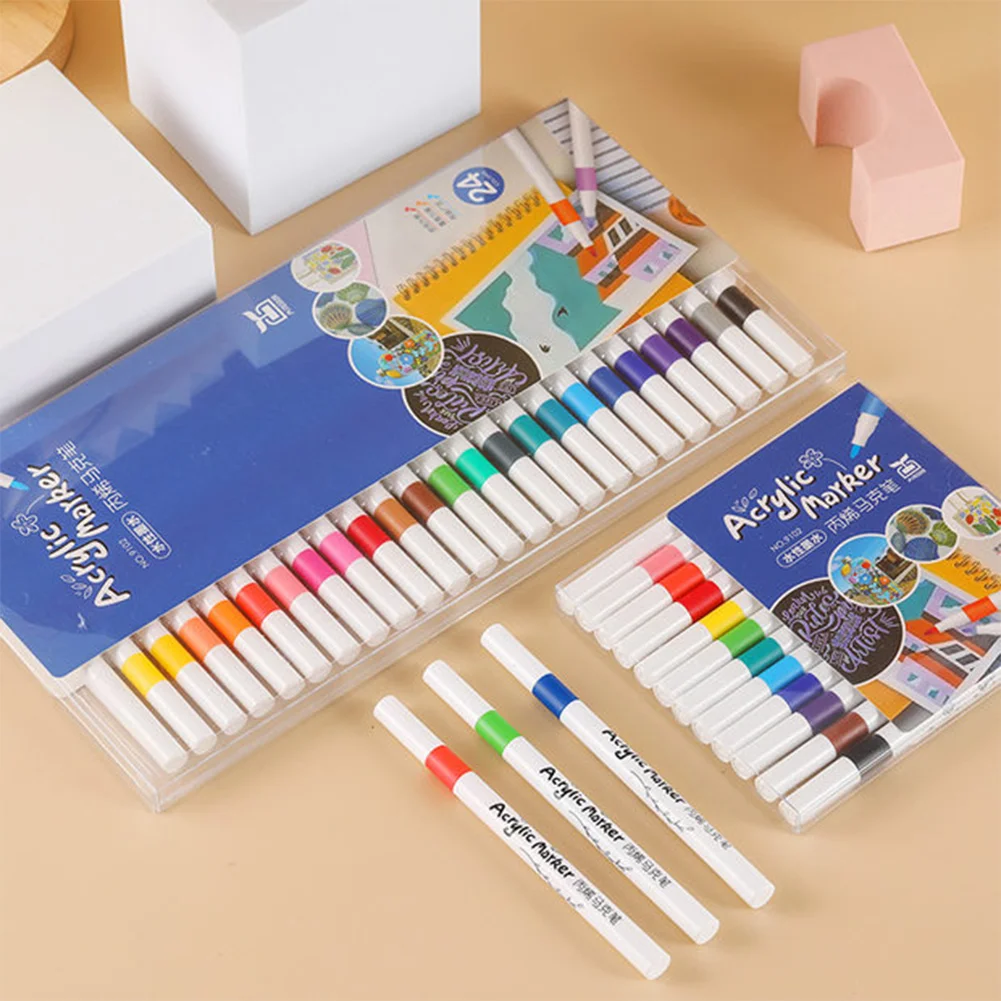 48 Colors Acrylic Paint Markers, Acrylic Paint Pens, Acrylic Pens