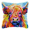 Animal-DIY Latch Hook Rug Pillowcase Kits 43*43cm