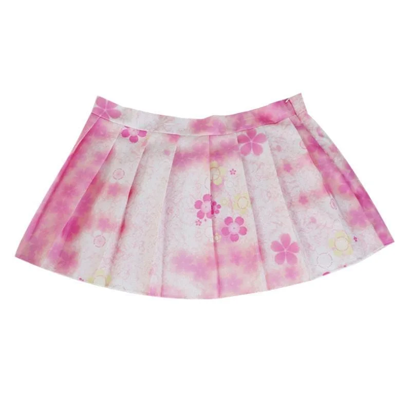 Plus Size Pink Sakura Sailor Seifuku Skirt SP151675